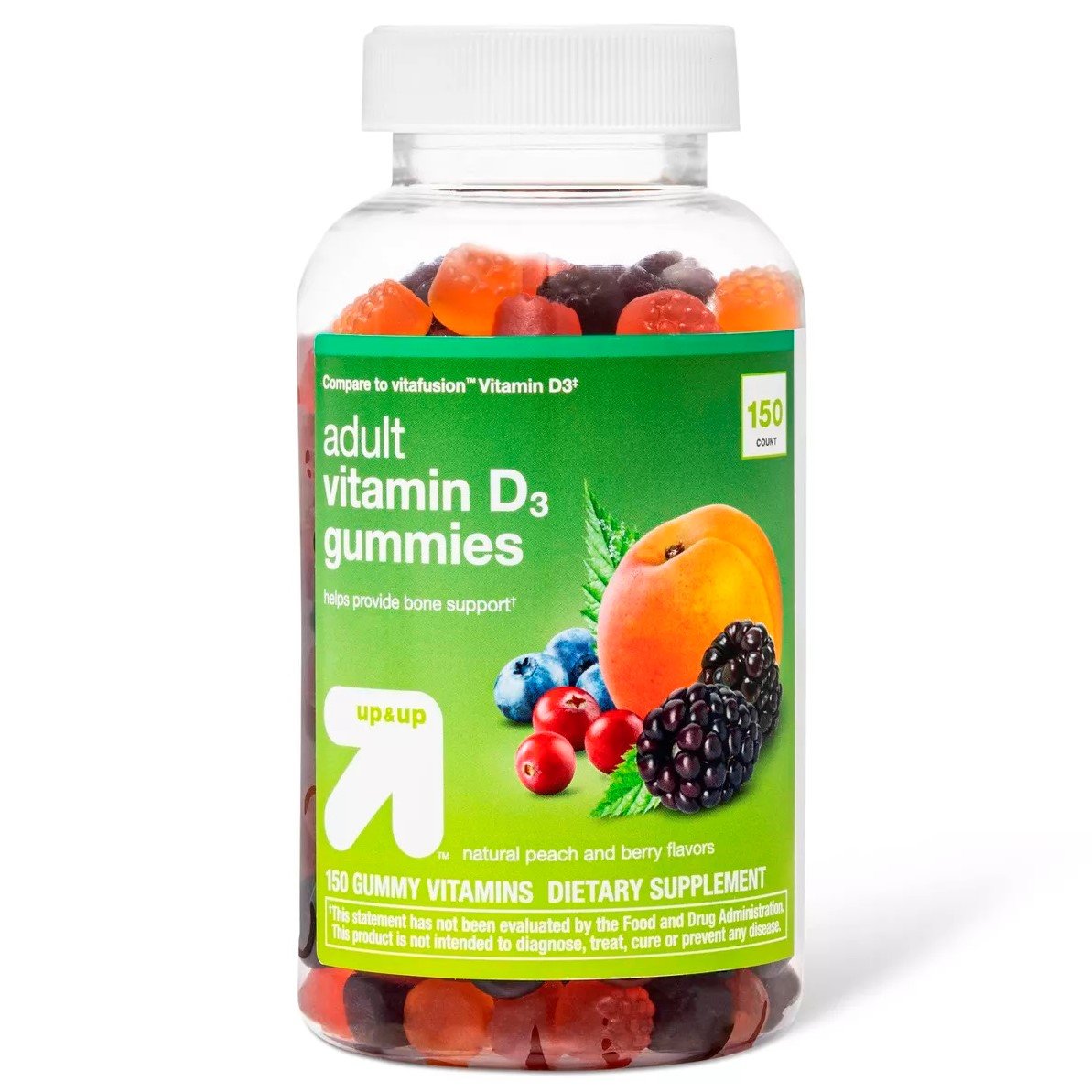 Vitamin D-3 Gummies - Fruit Flavors - 150 Count - up & up