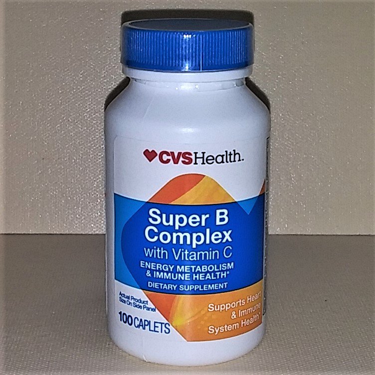 CVS Health Super B Complex with Vitamin C 100 Caplets