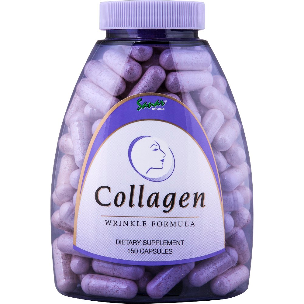 Sanar Naturals Collagen Pills with Vitamin C and E Supplement, 150 Capsules