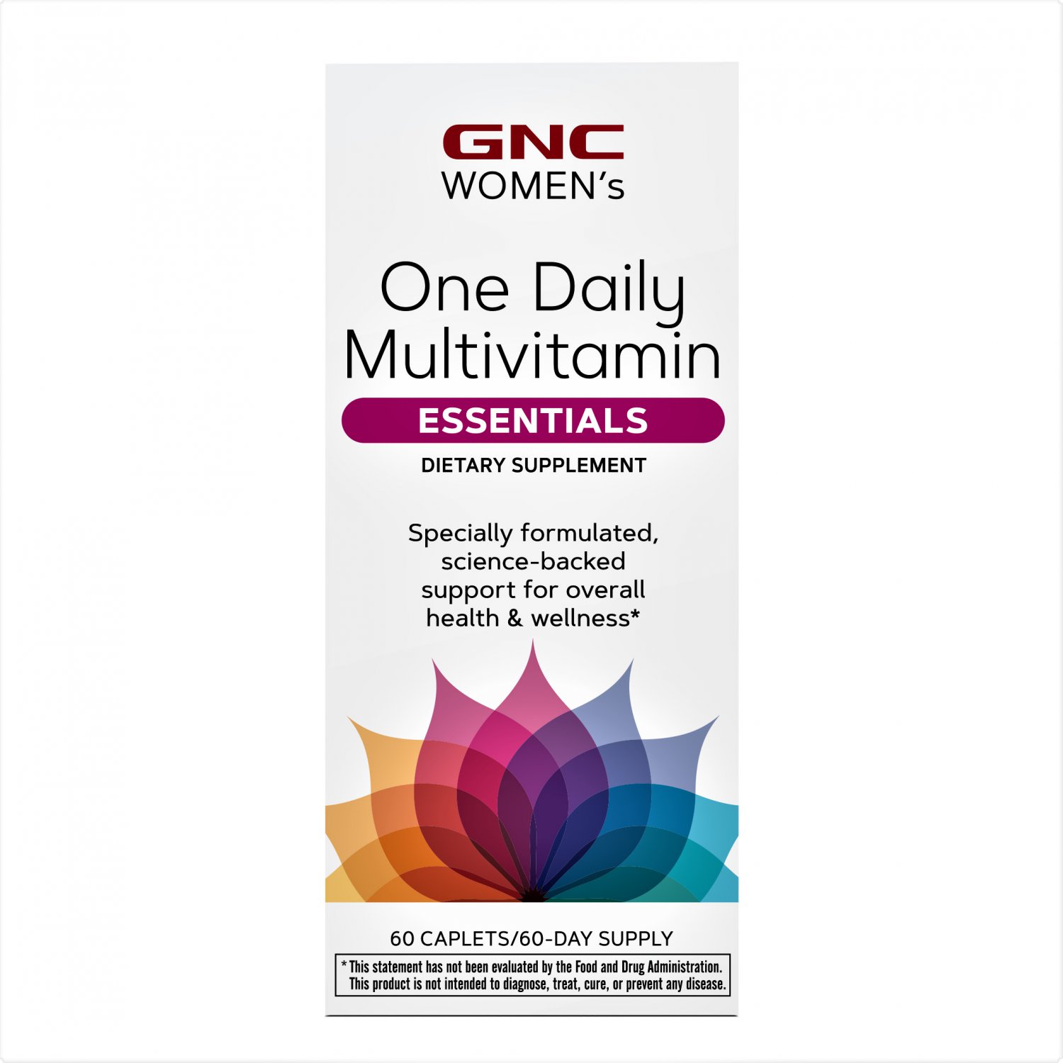 GNC WOMEN'S ESSENTIALS One Daily Multivitamin, 60 Caplets