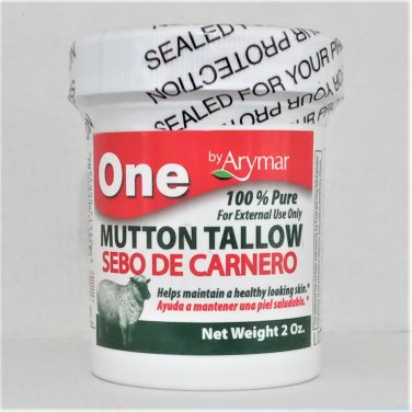One Mutton Tallow / Cebo de Carnero Healthy Skin 100% Pure 2 Oz
