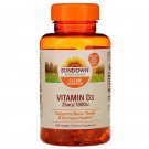Sundown Naturals Vitamin D3, 25 mcg (1000 IU), 400 Softgels