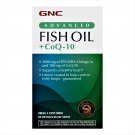 GNC Advanced OMEGA-3 FISH OIL + COQ10, 60 Softgels