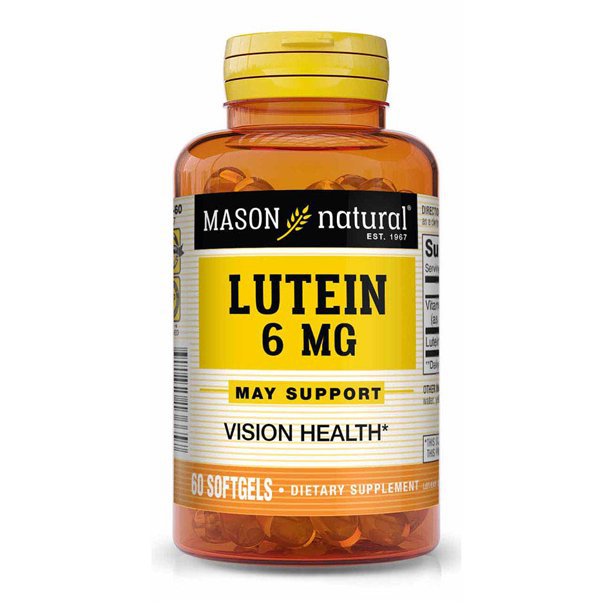 Mason Natural Vision Health Lutein 6 mg Softgels - 60 Count