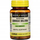 Mason Natural Whole Herb Ginkgo Biloba, 60 Capsules