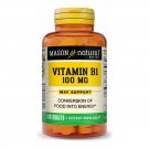 Mason Naturals Vitamins B-1, 100 mg, 100 Tablets