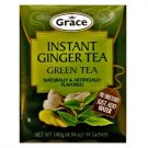 Grace Instant Ginger Tea Green Tea 4.94 oz & 14 Bags Box