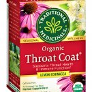 Organic Throat Coat Lemon EchinaceaTea Immune Function (16 Bags Box) 2 Boxes