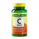 Spring Valley Vitamin C Immune Health Chewable 500 mg 60 Tablets (Pack of 2)