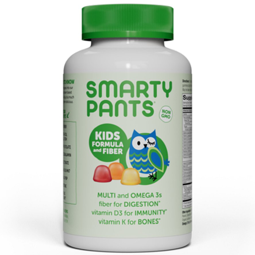 SmartyPants Kids Formula and Fiber Gummies - 90 Count