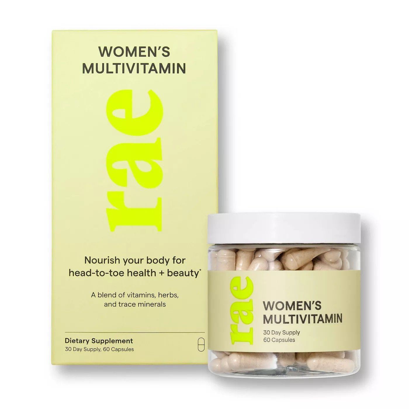 Rae Women's Multivitamin Dietary Supplement Capsule - 60 Count
