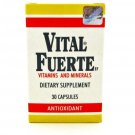 Vital Fuerte Dietary Supplements Vitamins and Minerals 30 Capsules