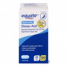 Equate Nighttime Sleep-Aid Relief Caplets, Diphenhydramine HCl 25mg, 100 Count
