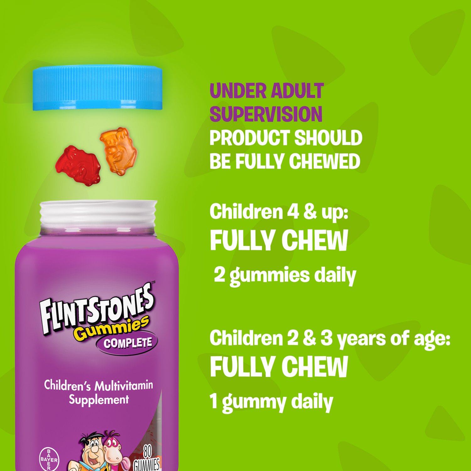 Flintstones Children's Complete Multivitamin Gummies 180 Count