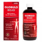 Globulo Rojo Liquid Dietary Supplement High Potency Iron & Vitamin B-12, 16 oz