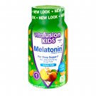 Vitafusion Kids Melatonin Dietary Supplement Gummies, Tropical Peach 50 Count