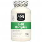 365 Whole Foods Supplements, Vitamin B50 Complex 180 Vegan Capsules