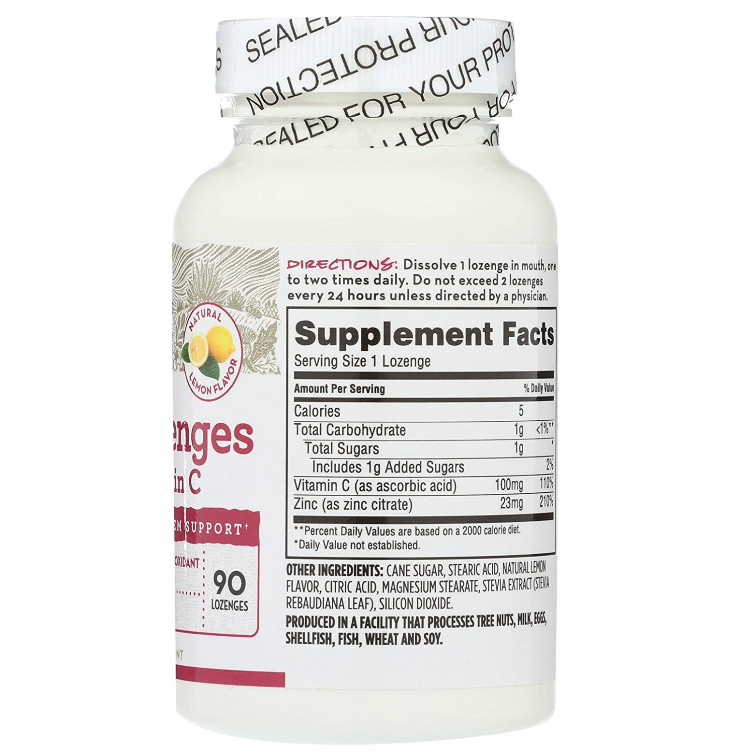 365 Whole Foods Supplements, Zinc Lozenges, 90 Count