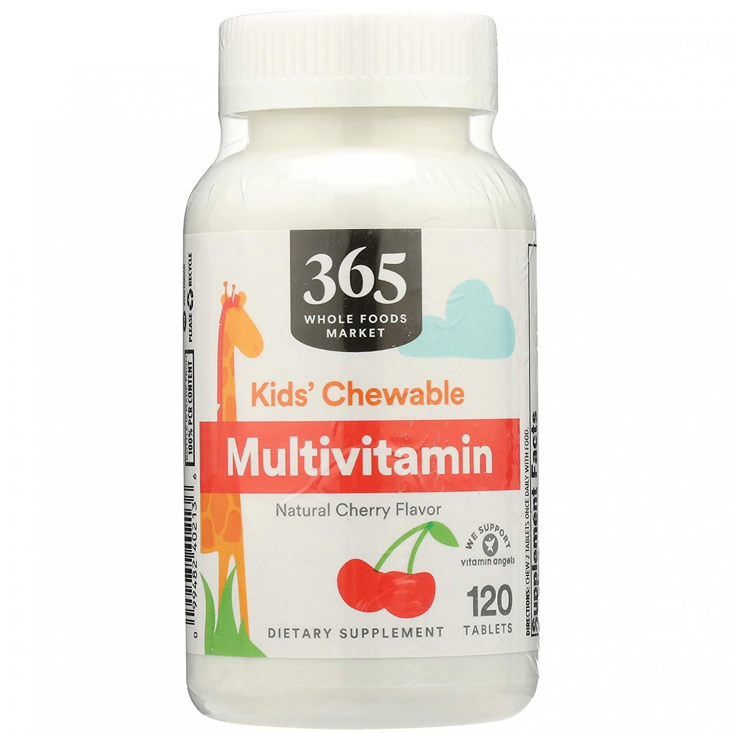 365 Whole Foods Supplements, Kid's Multivitamin, 120 Chewable Tablets