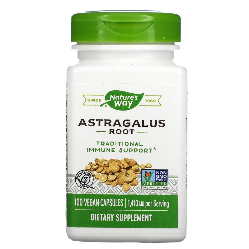 Nature's Way, Astragalus Root, 1,410mg/Serving, 100 Vegan Capsules