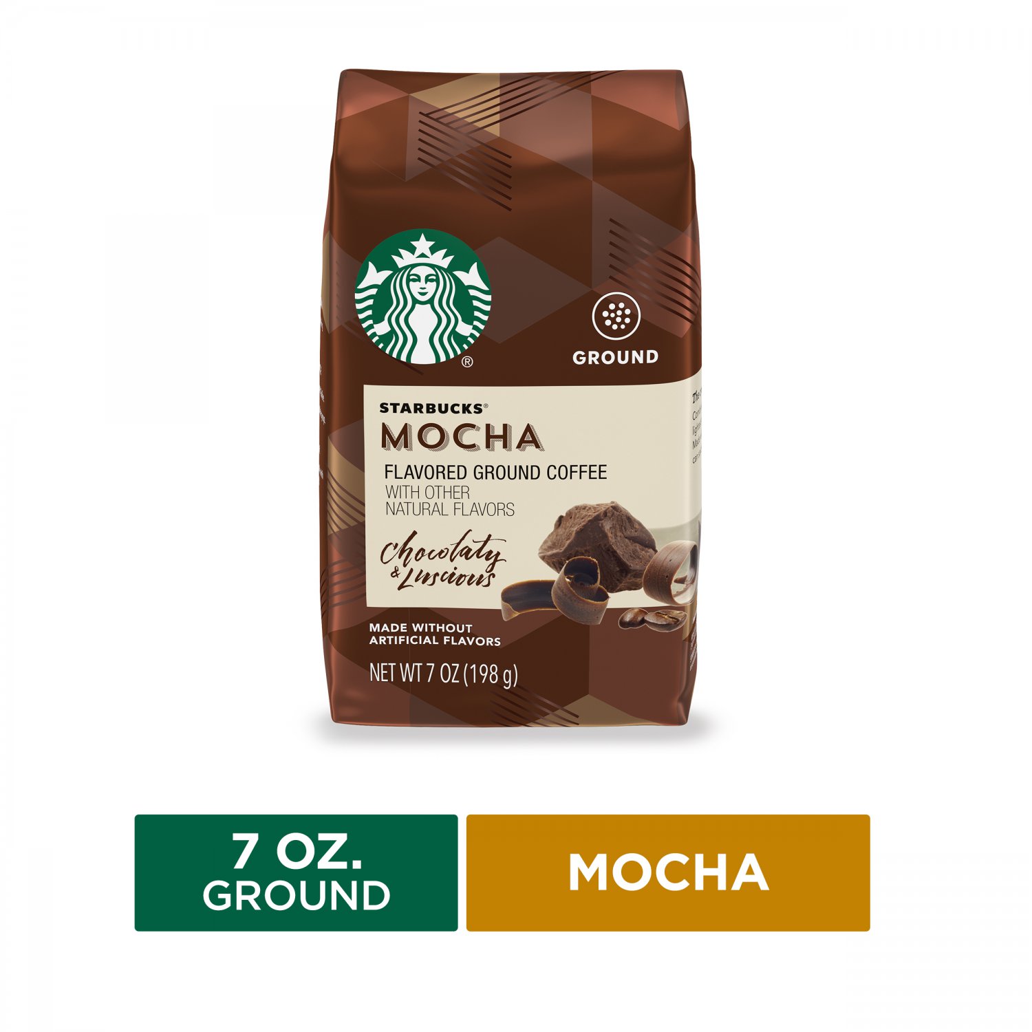 Starbucks Flavored Ground Coffee Mocha 7oz Bag