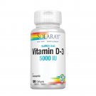 Solaray Super Bio Vitamin D-3, 125mcg (5000 IU) 120 Softgels