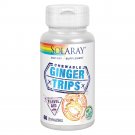 Solaray Ginger Trips, Ginger Root Extract 60 Chewable Tablets