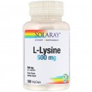Solaray L-Lysine 500mg 120 VegCaps