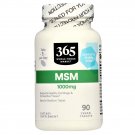 365 Whole Foods Supplements MSM 1000mg 90 Tablets