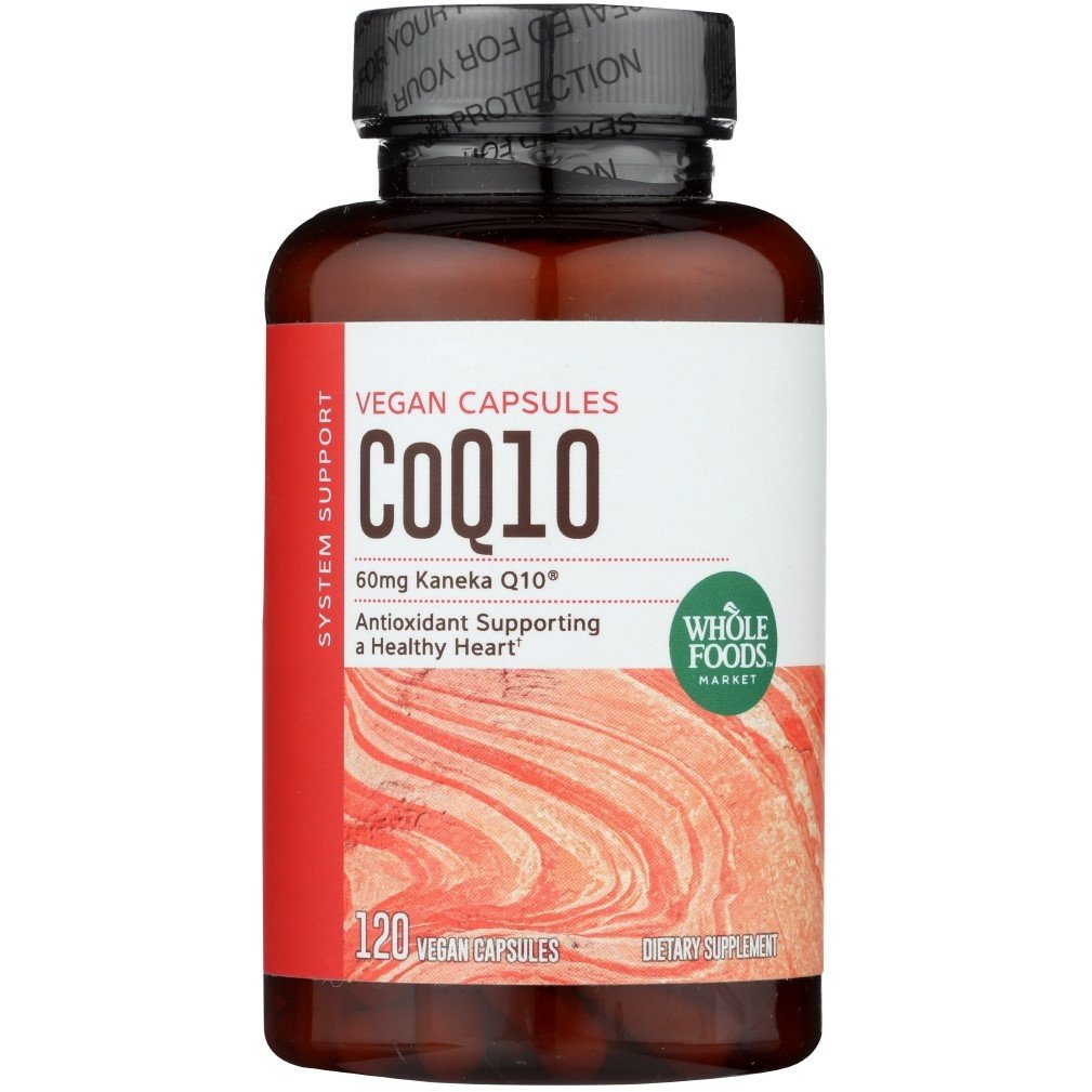 Whole Foods Market CoQ10, 60mg, 120 Vegan Capsules