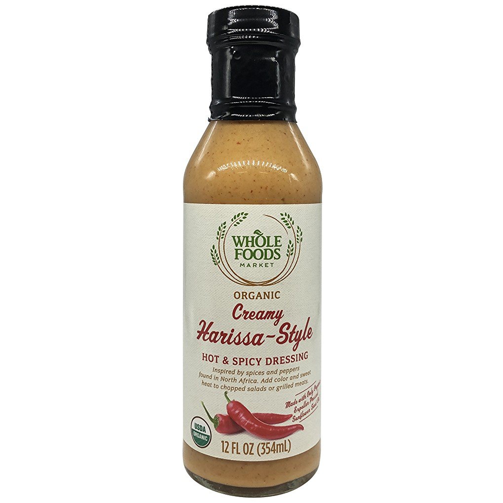 Whole Food Market Organic Creamy Harissa Dressing 12 oz