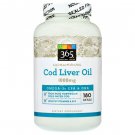 365 Whole Foods Market Cod Liver Oil 1000mg 180 Softgels