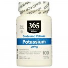 365 Whole Foods Market Potassium Sustained Release 99mg, 100 Vegan Tablets
