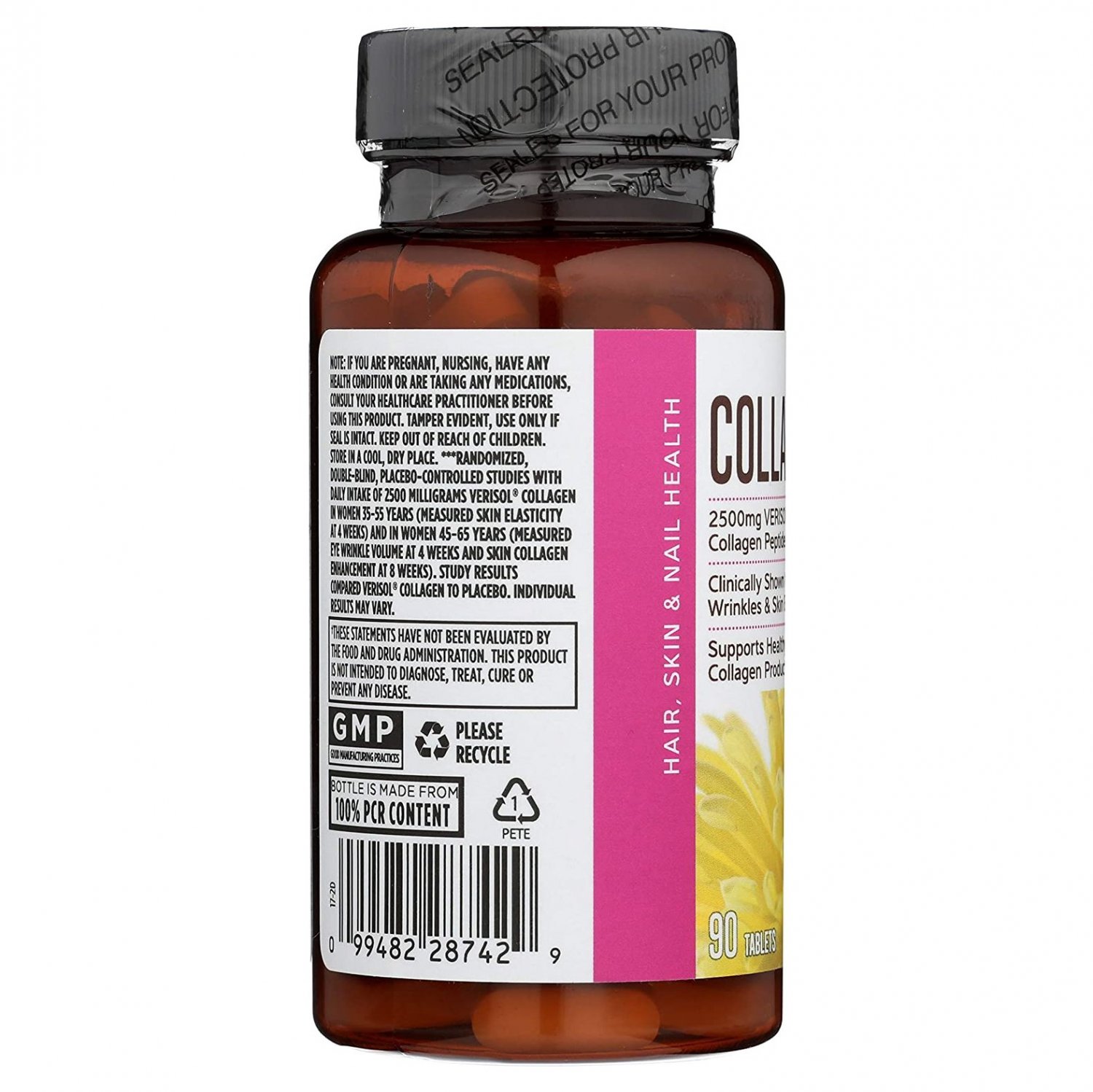 Whole Foods Market Collagen + C, 2500mg 90 Tablets