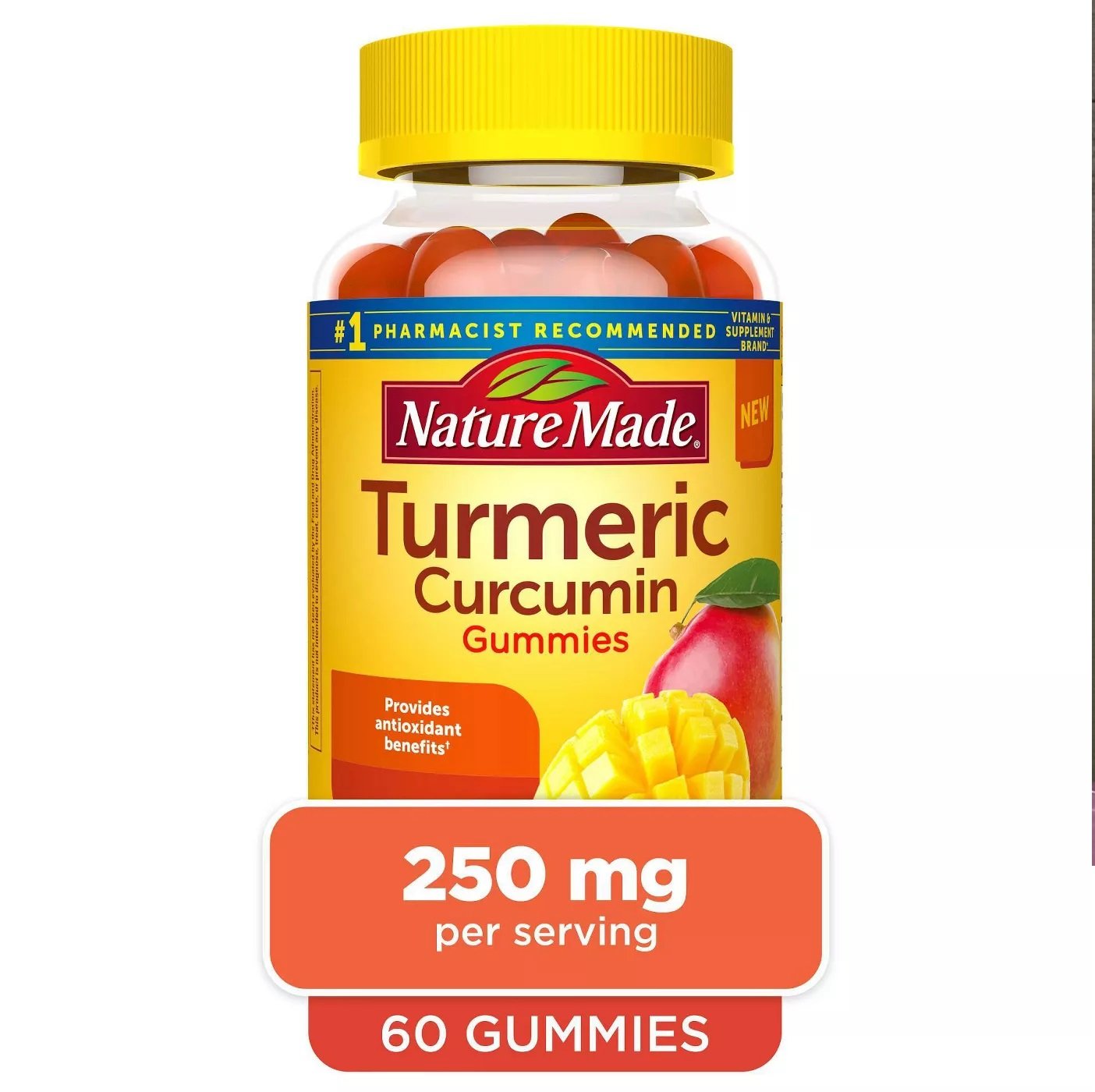 Nature Made Turmeric Curcumin 250mg 60 Gummies