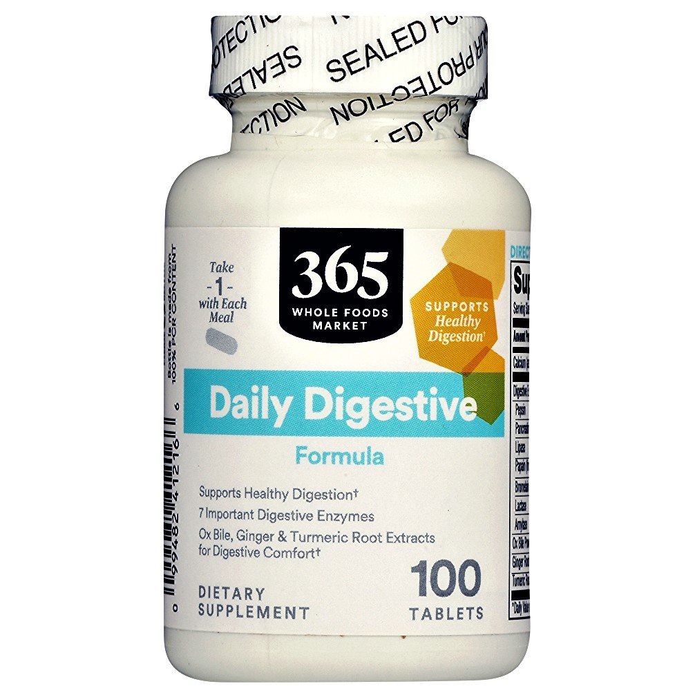 365 Whole Foods Market Daily Digestive Formula 100 tablets