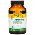 Country Life Vitamin D-3, 5000 IU (125 mcg) 200 Softgels