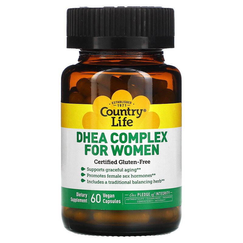 Country Life DHEA Complex for Women 60 Vegan Capsules