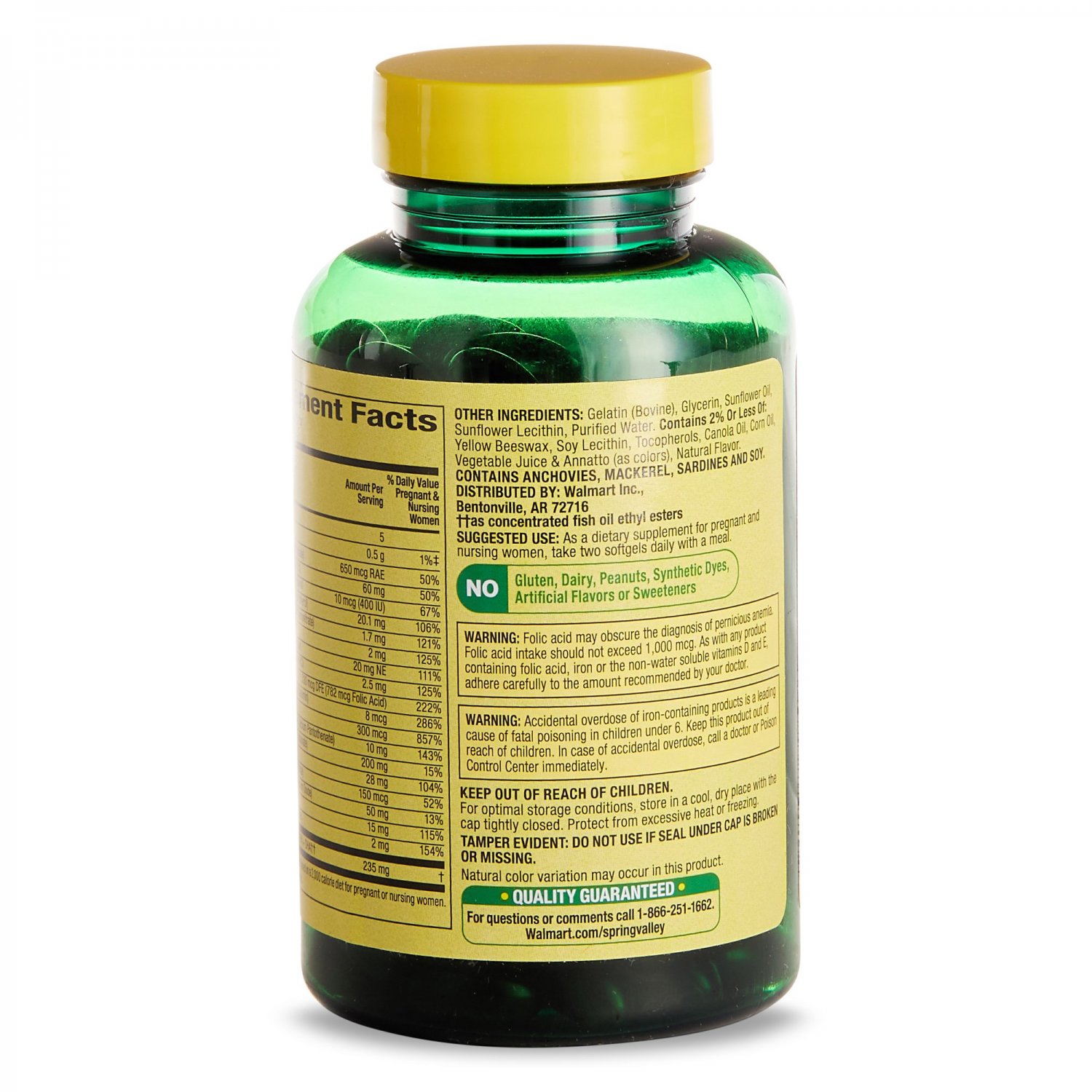 Spring Valley Mini Prenatal Complete Multivitamin (Multi + DHA) Mini