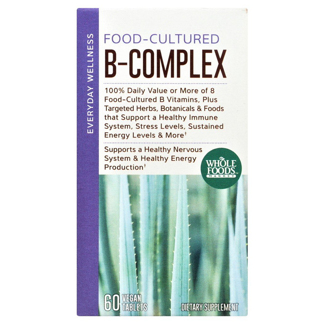 Food-Cultured B-Complex 60 Vegan Tablets