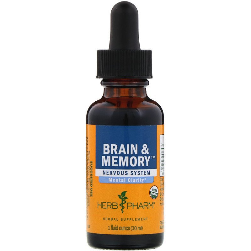 Herb Pharm Brain & Memory, Nervous System 1 oz