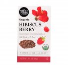 Whole Foods Market Hibiscus Berry Herbal Tea 20 Tea Bags (Pack of 2)