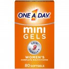 One A Day Women's Mini Gels, Multivitamins for Women, 80 Softgels (No Box)