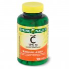 Spring Valley Vitamin С with Rose Hips 1,000 mg 100 Tablets
