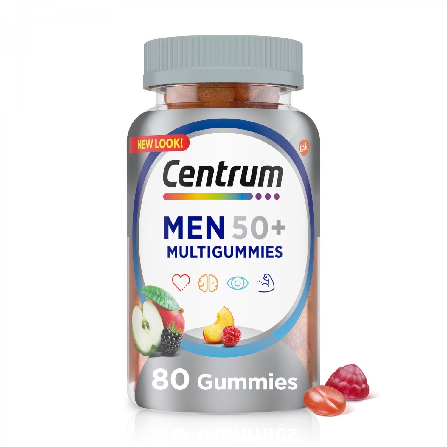 Centrum Multigummies Multivitamin for Men 50 Plus 80 Gummies