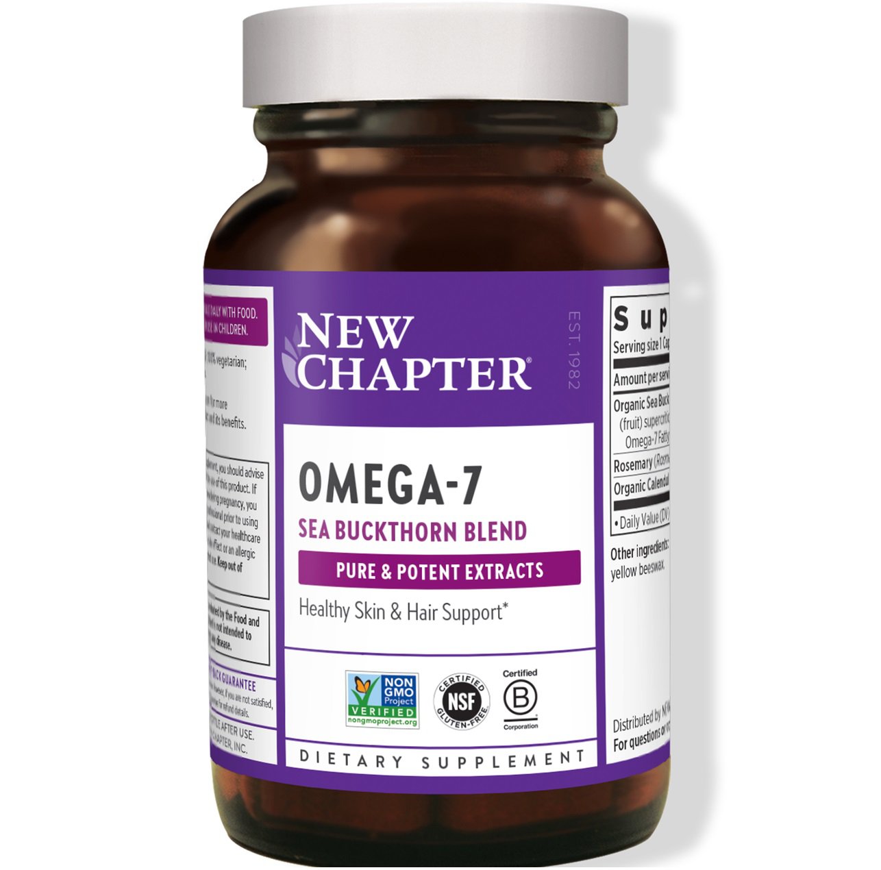 New Chapter Omega-7 Sea Buckthorn Blend, 60 Vegetarian Capsules