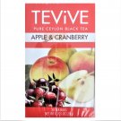 TEViVE Herbal Infusions Black Tea with Apple & Cranberry 20 Tea Bags (Pack of 2)
