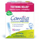 Boiron Camilia, Homeopathic Medicine Teething Relief, 15 Single Liquid Doses