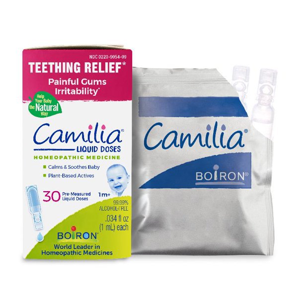 Boiron Camilia, Homeopathic Medicine Teething Relief, 30 Single Liquid