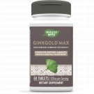 Nature's Way Ginkgold Max Advanced Ginkgo Extract Mental Sharpness 120mg, 60 Ct